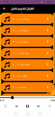 محمد البراك قران كامل بدون نت android App screenshot 2